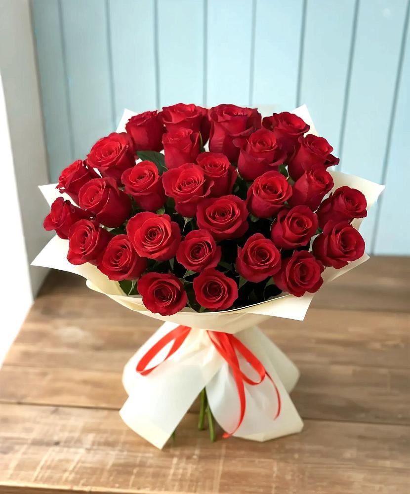 Букет 29 Красных роз в Подстепки