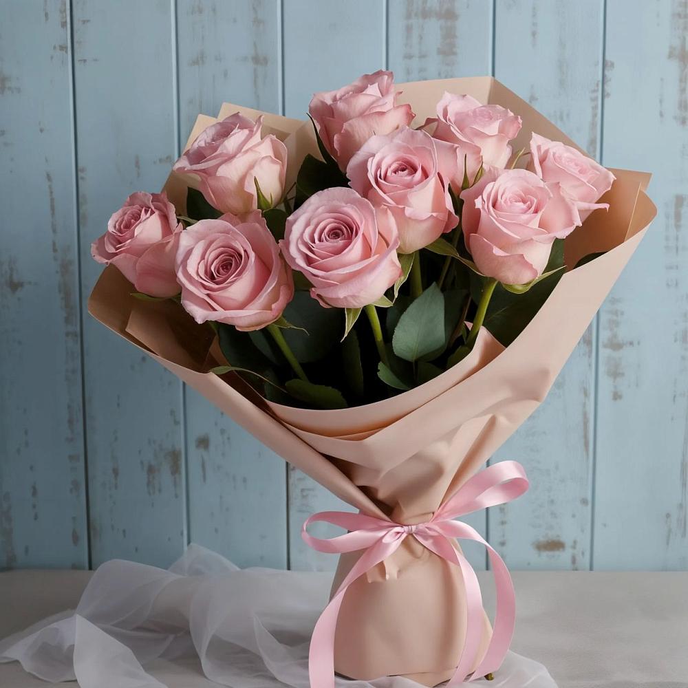 Букет цветов из: Розы в Подстепки