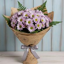 Букет цветов из:  Хризантемы #REPLACE_PRED# Подстепки