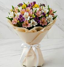 Букет цветов из:  Альстромерии в Подстепки