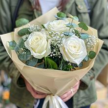Букет цветов из:  Розы в Подстепки