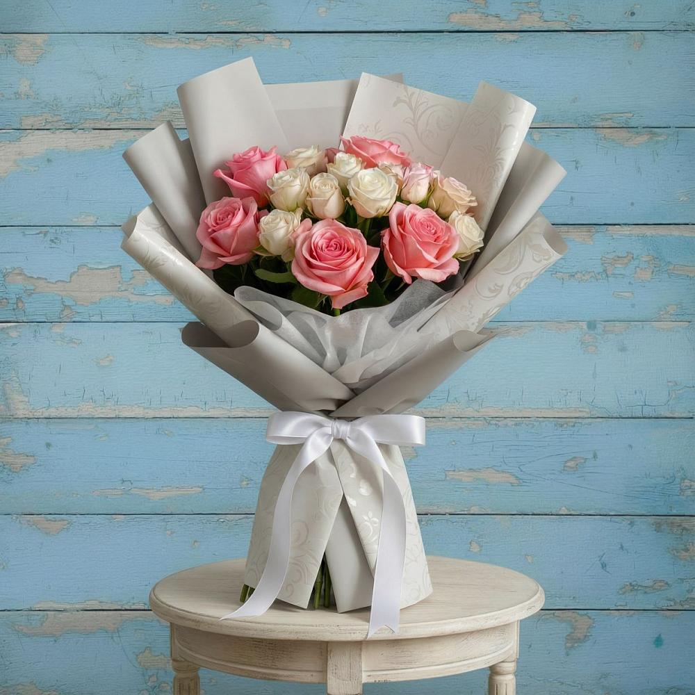 Букет цветов из: Розы в Подстепки