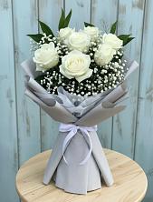 Букет цветов из:  Розы в Подстепки