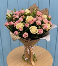 Букет цветов из:  Розы в Подстепки