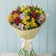Букет цветов из:  Альстромерии в Подстепки