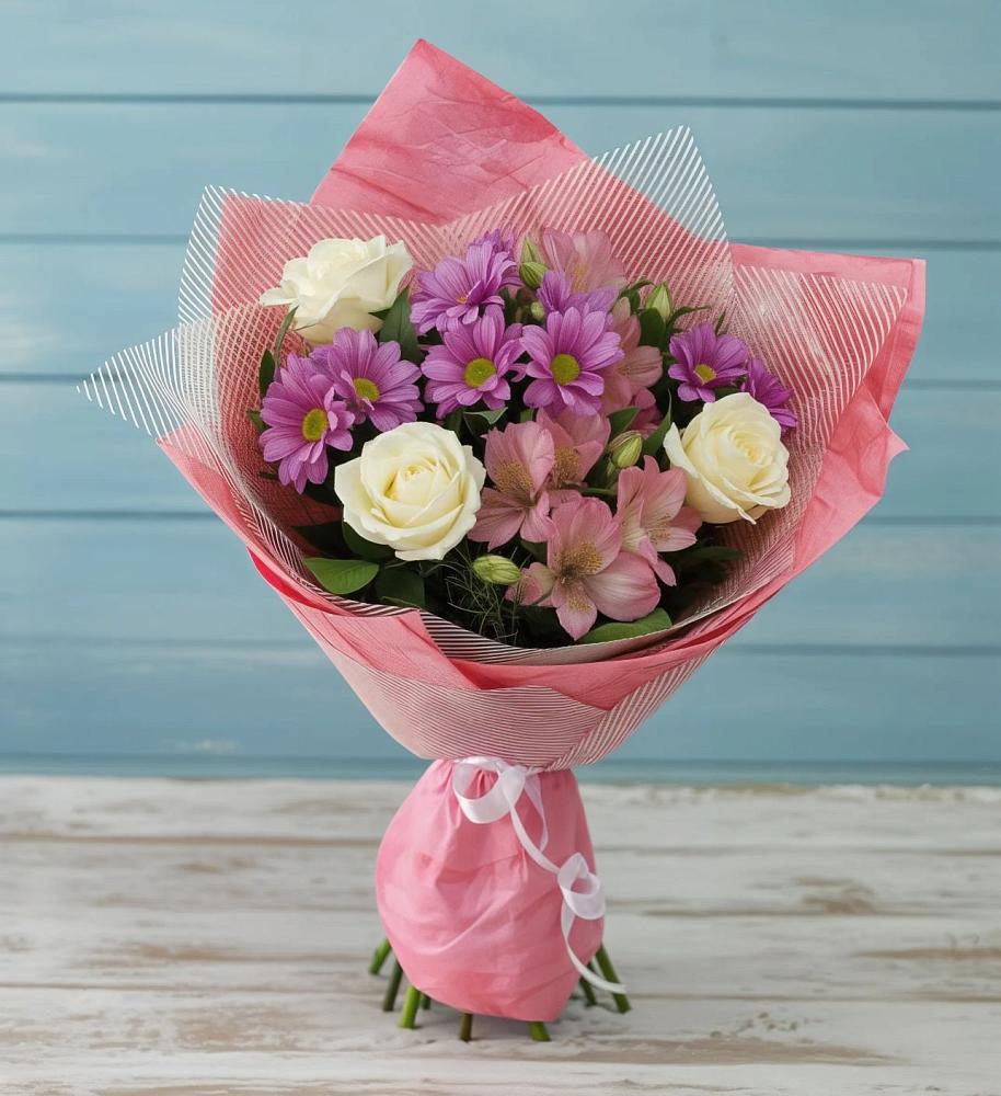 Букет цветов из: Герберы в Подстепки