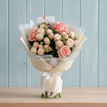 Букет цветов из:  Розы в Подстепки