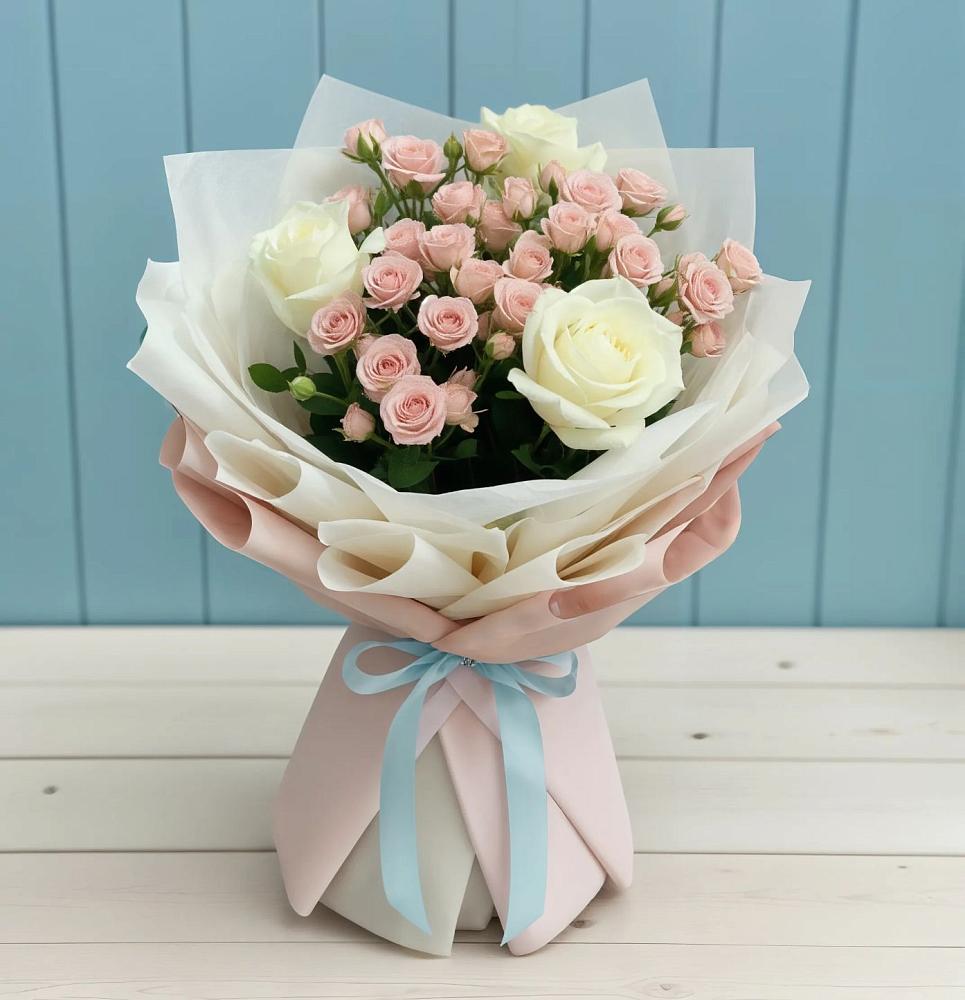 Букет цветов из: Розы в Подстепки