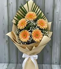 Букет цветов из:  Герберы #REPLACE_PRED# Подстепки