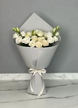 Букет цветов из:  Розы и Лизиантусы в Подстепки